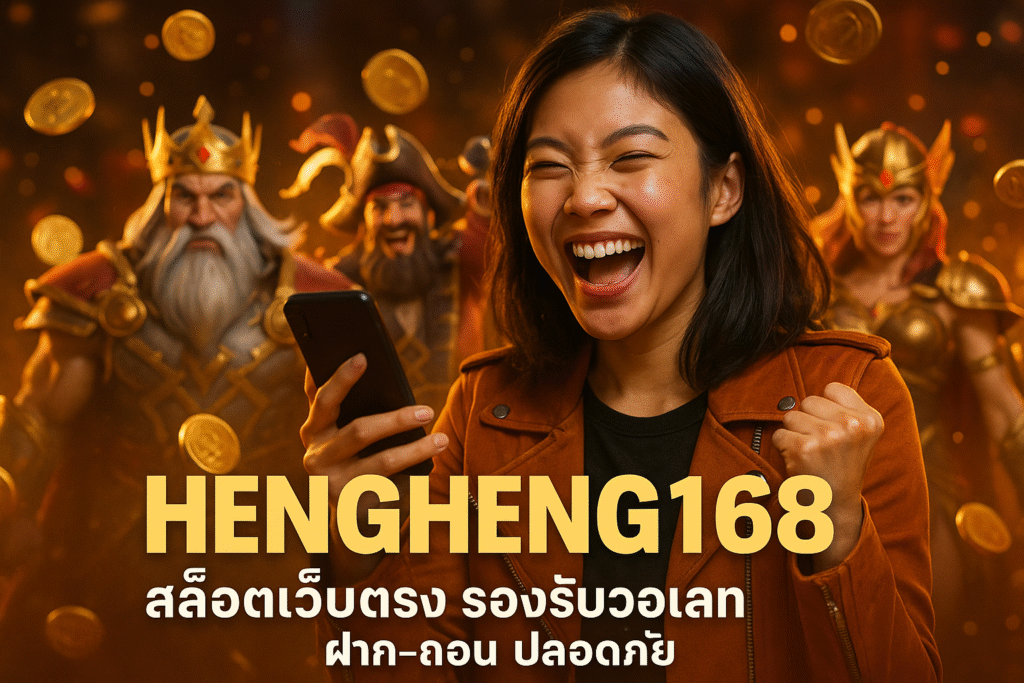 HENGHENG168 สล็อตเว็บตรง รองรับวอเลท ฝาก-ถอน ปลอดภัย