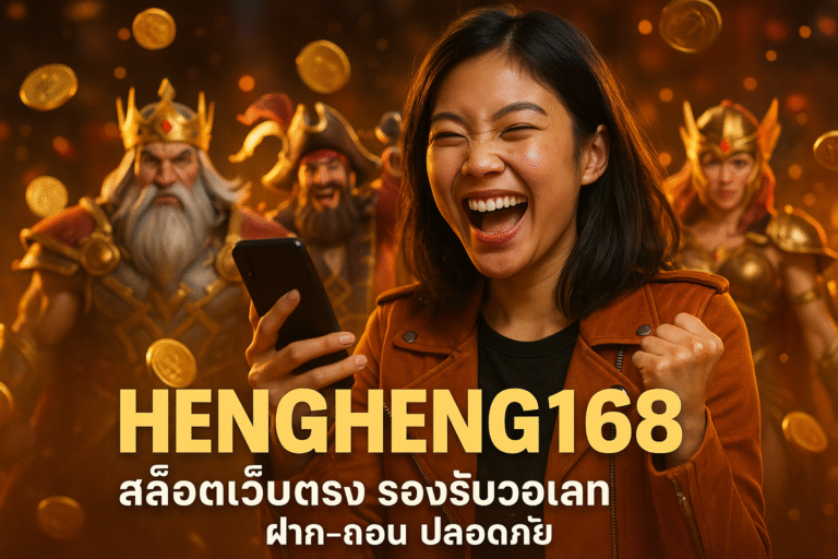 HENGHENG168 สล็อตเว็บตรง รองรับวอเลท ฝาก-ถอน ปลอดภัย