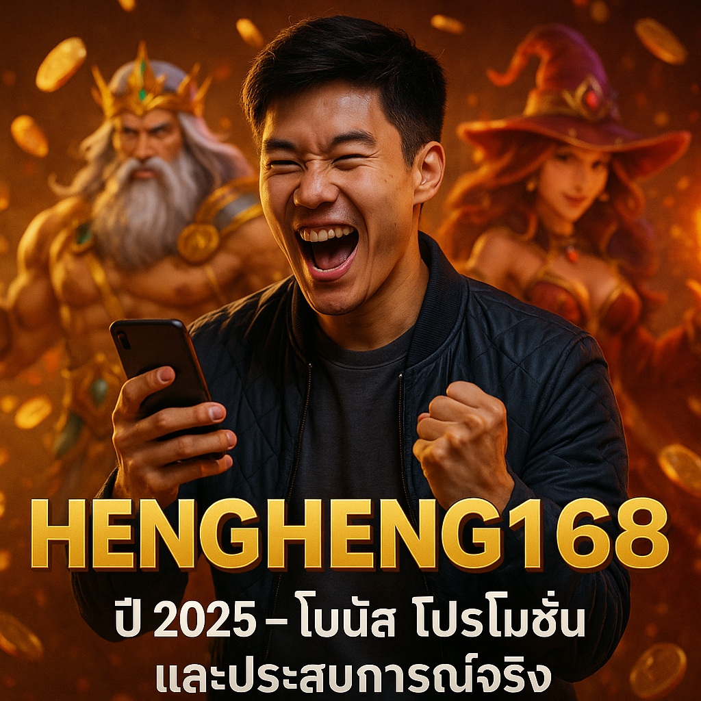 รีวิว HENGHENG168 ปี 2025 – โบนัส โปรโมชั่น และประสบการณ์จริง