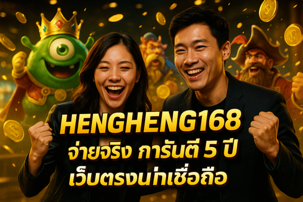 HENGHENG168 จ่ายจริง การันตี 5 ปี เว็บตรงน่าเชื่อถือ