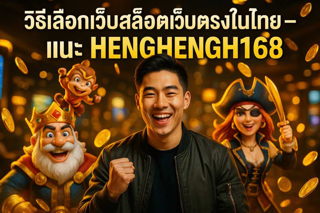 วิธีเลือกเว็บสล็อตเว็บตรงในไทย แนะ HENGHENG168